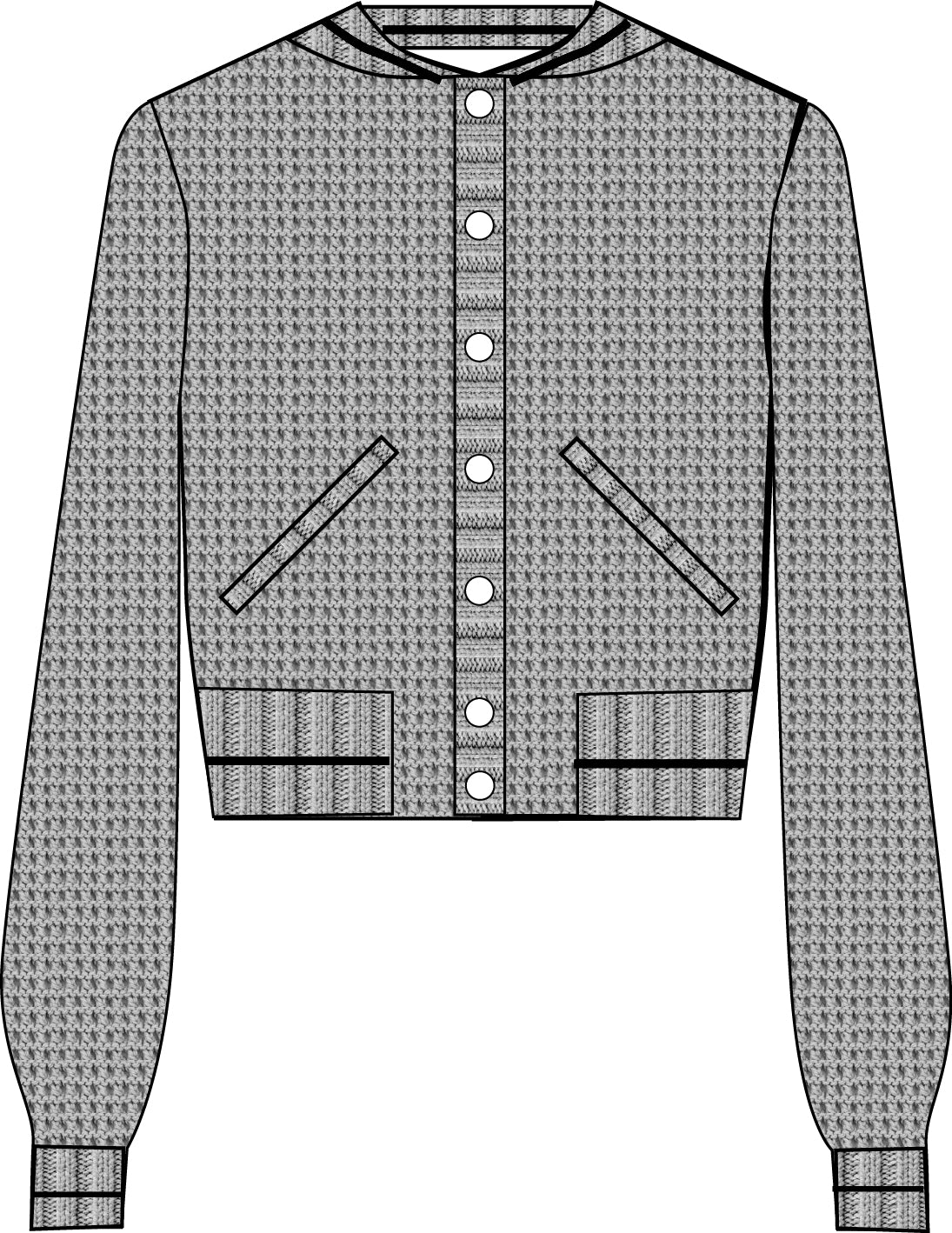 Baseball Sweater Jacket