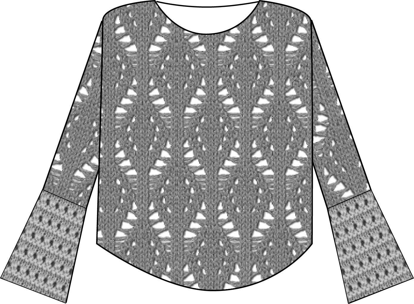 Boho Crochet Pullover