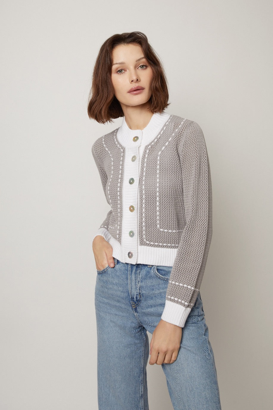Fiona Mesh Cardigan