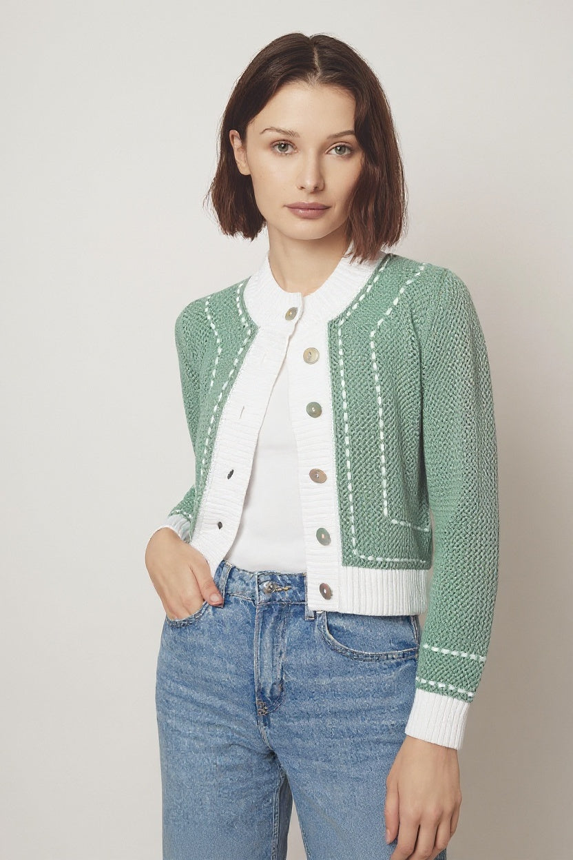 Fiona Mesh Cardigan