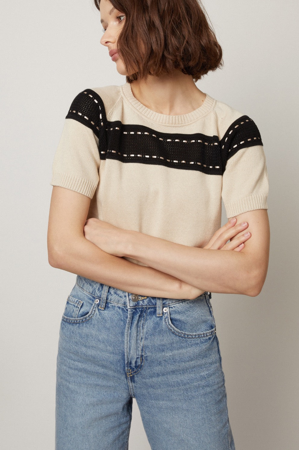 Lyla Mesh Tee