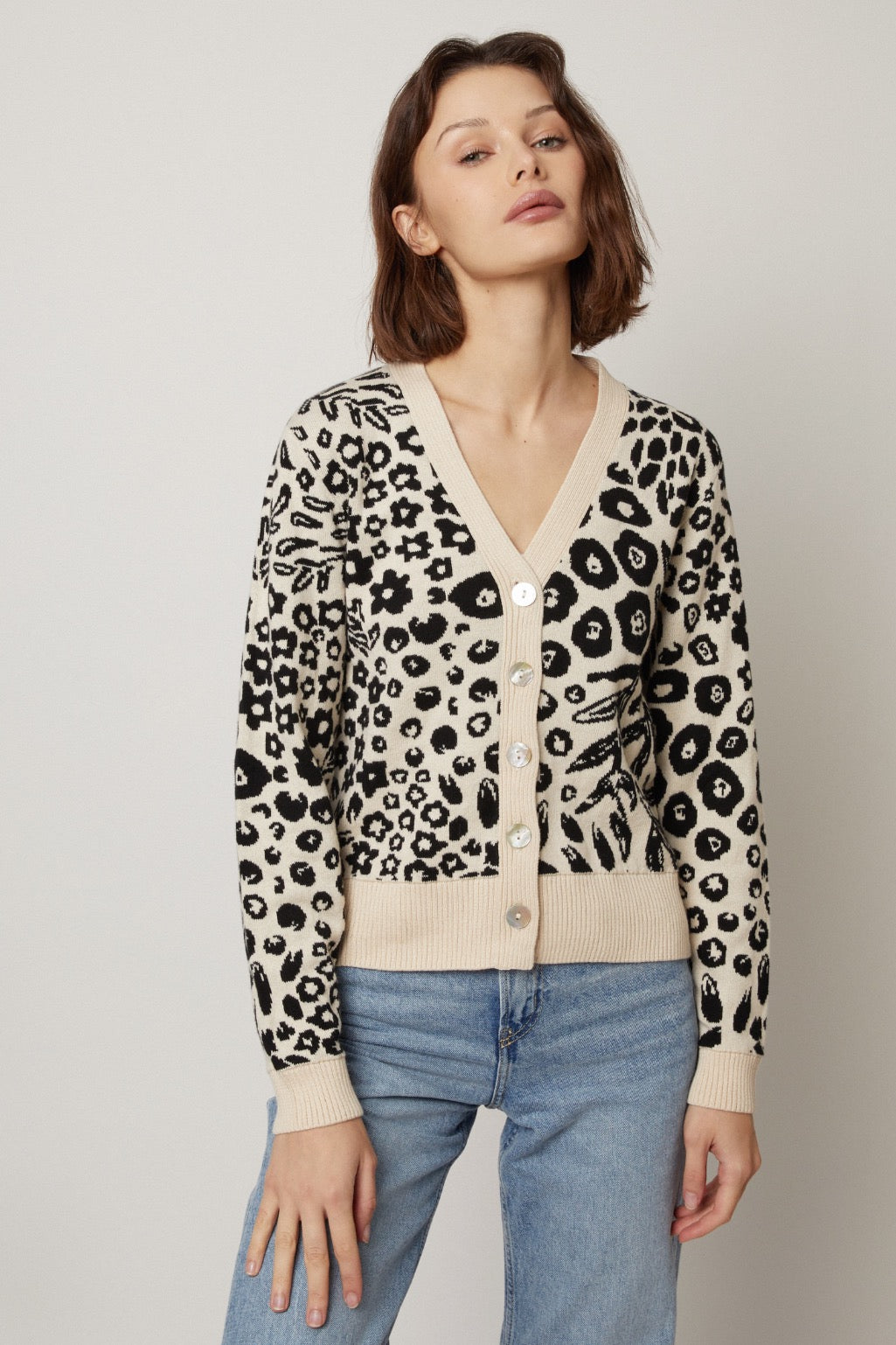 Flora V Cardigan