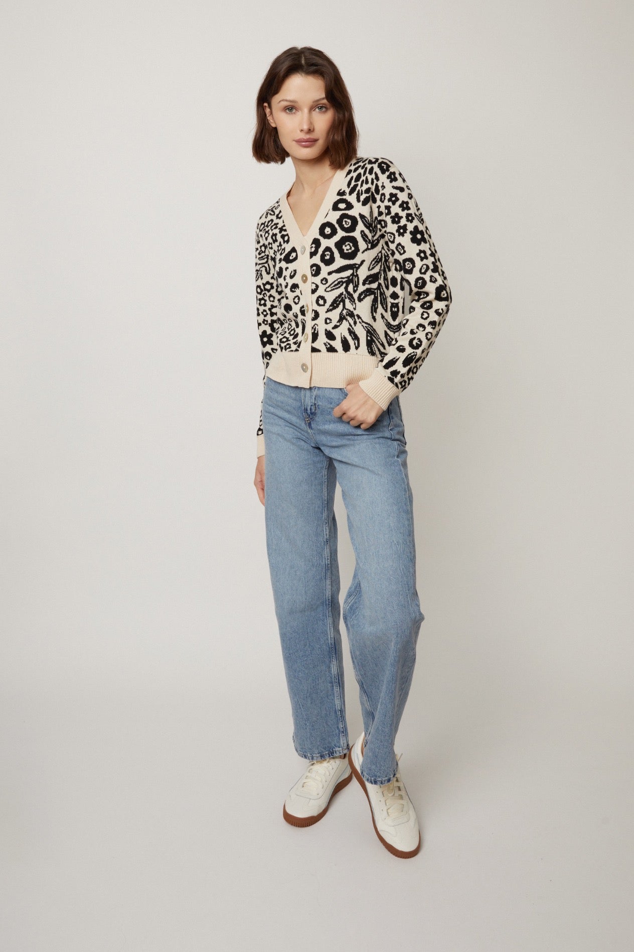 Flora V Cardigan