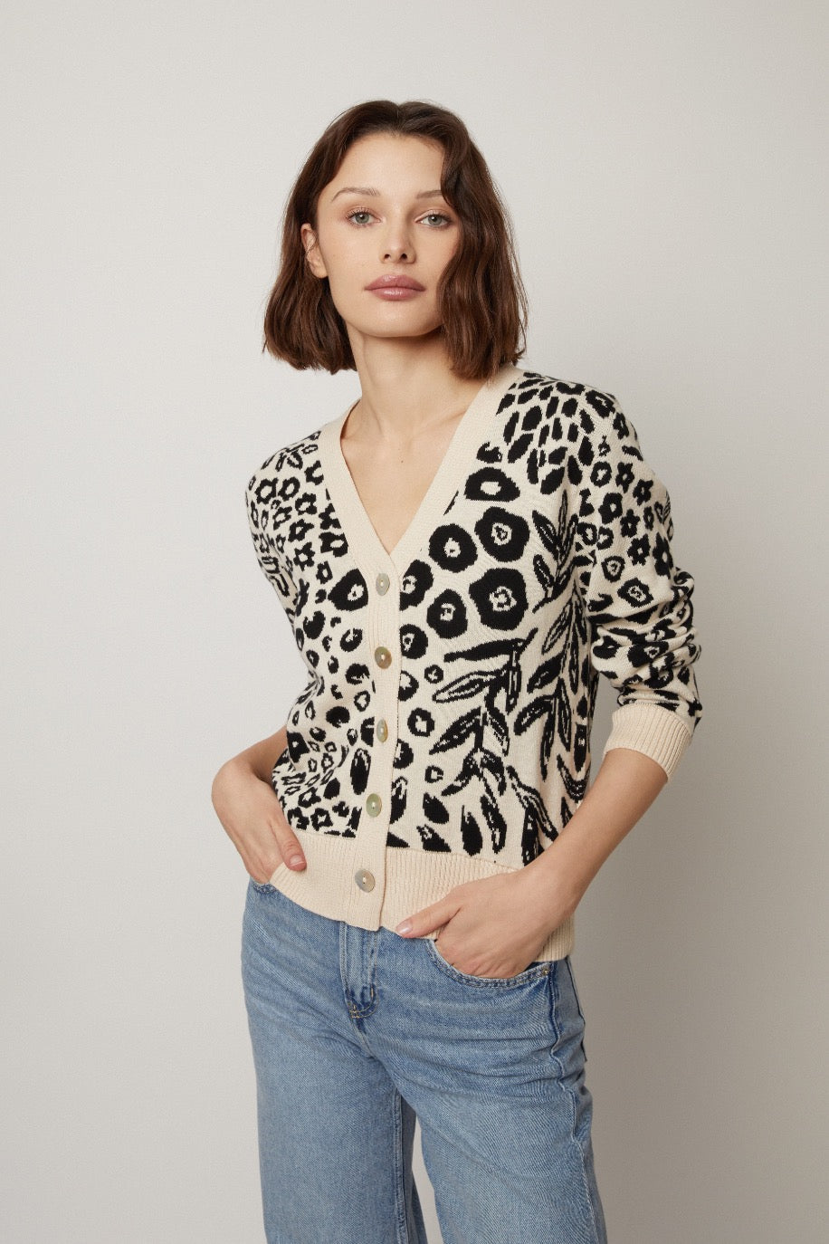 Flora V Cardigan