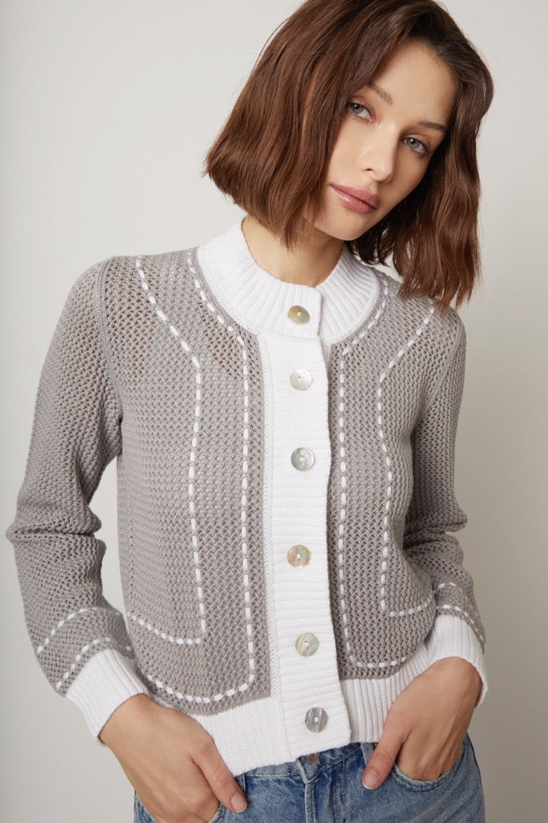 Fiona Mesh Cardigan