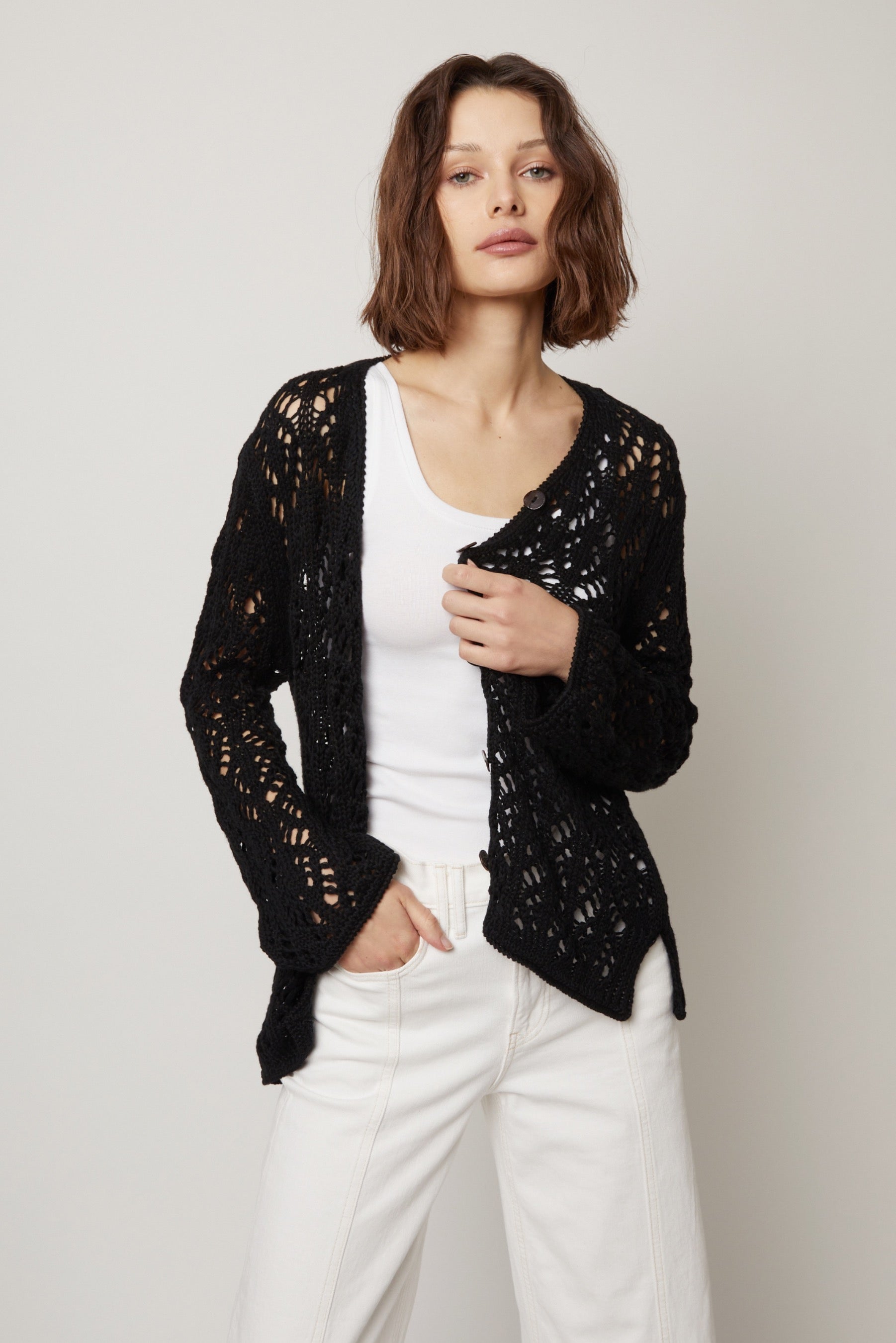 Callie Crochet Cardigan